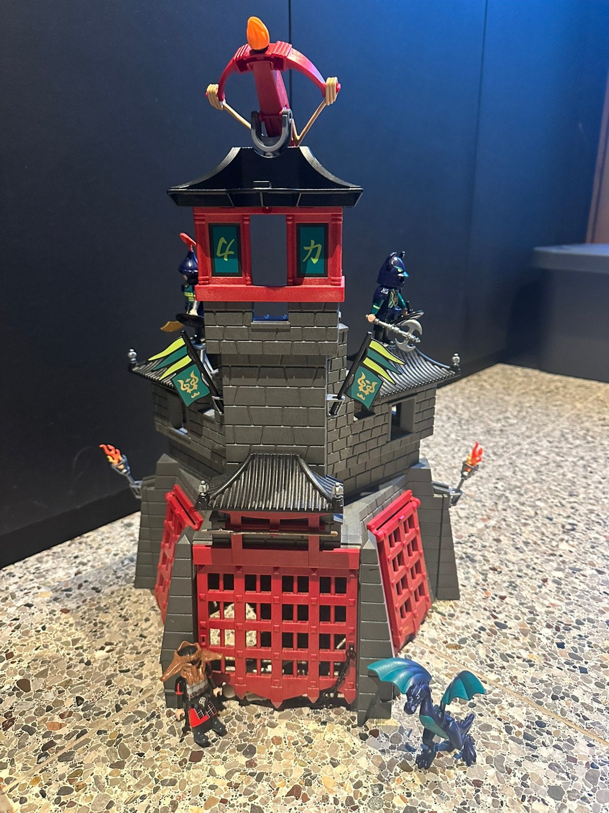 Playmobil “Drakenfort met vuurtoren”, Ophalen, Complete set, Zo goed als nieuw, Kasteel/Fort