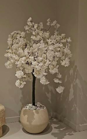 Mooie kunststof Sakura boom witte , roze of champagne kleur, Huis en Inrichting, Kunststof, Ophalen of Verzenden, Nieuw, Roze