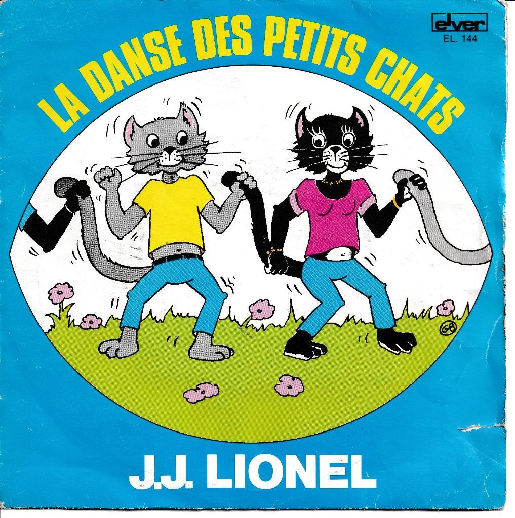 Vinyle 45T JJ Lionel, La danse des petits chats, enfants, Cd's en Dvd's, Gebruikt, 7 inch, EP, Muziek