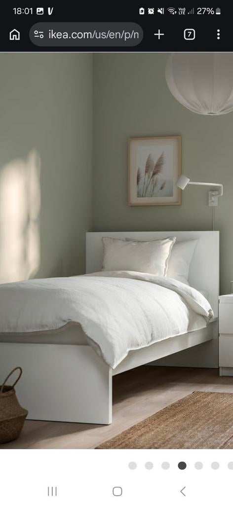 Eenpersoonsbed met boxspring en matras