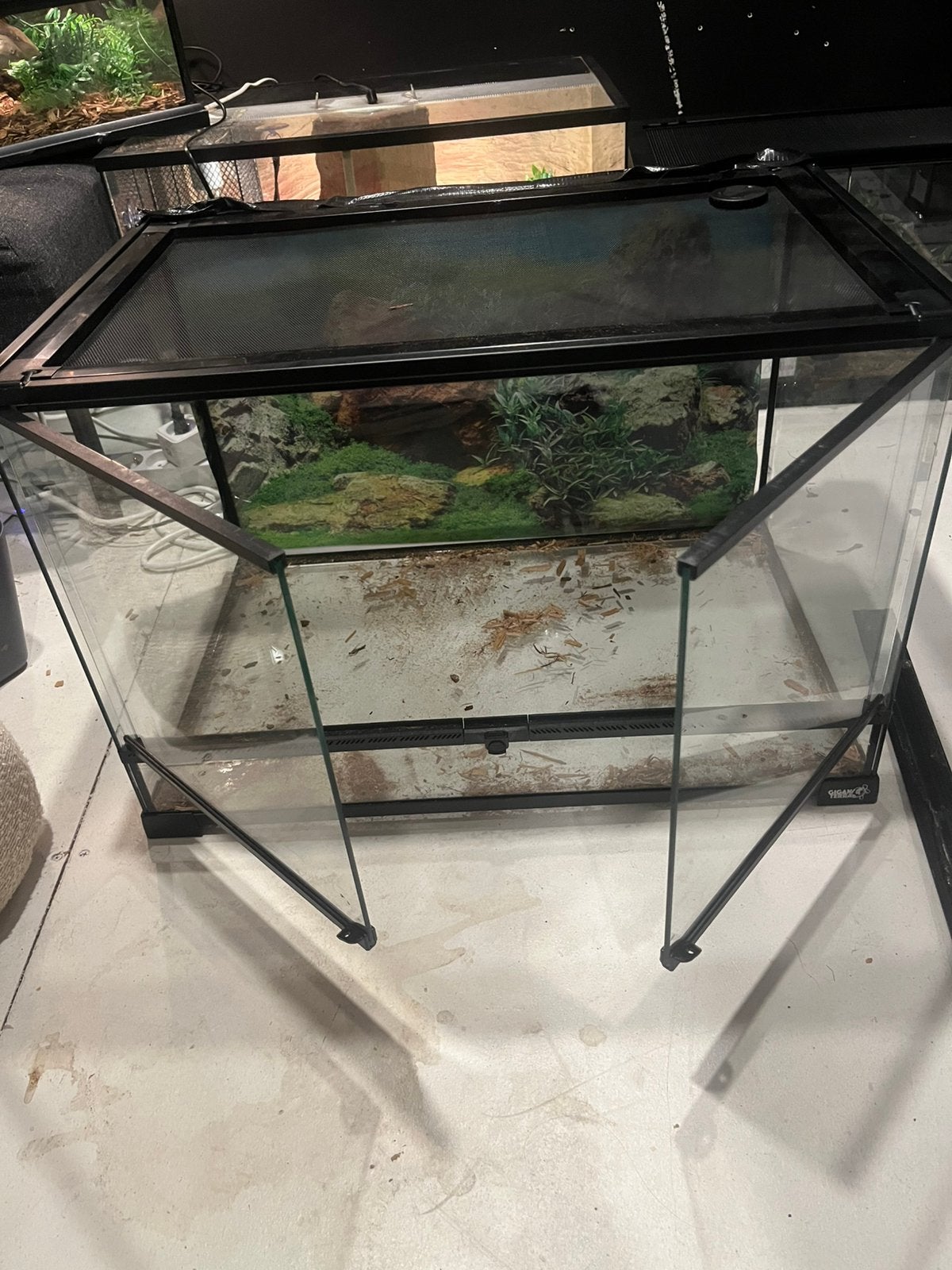 Terrarium, Dieren en Toebehoren, Ophalen, Zo goed als nieuw