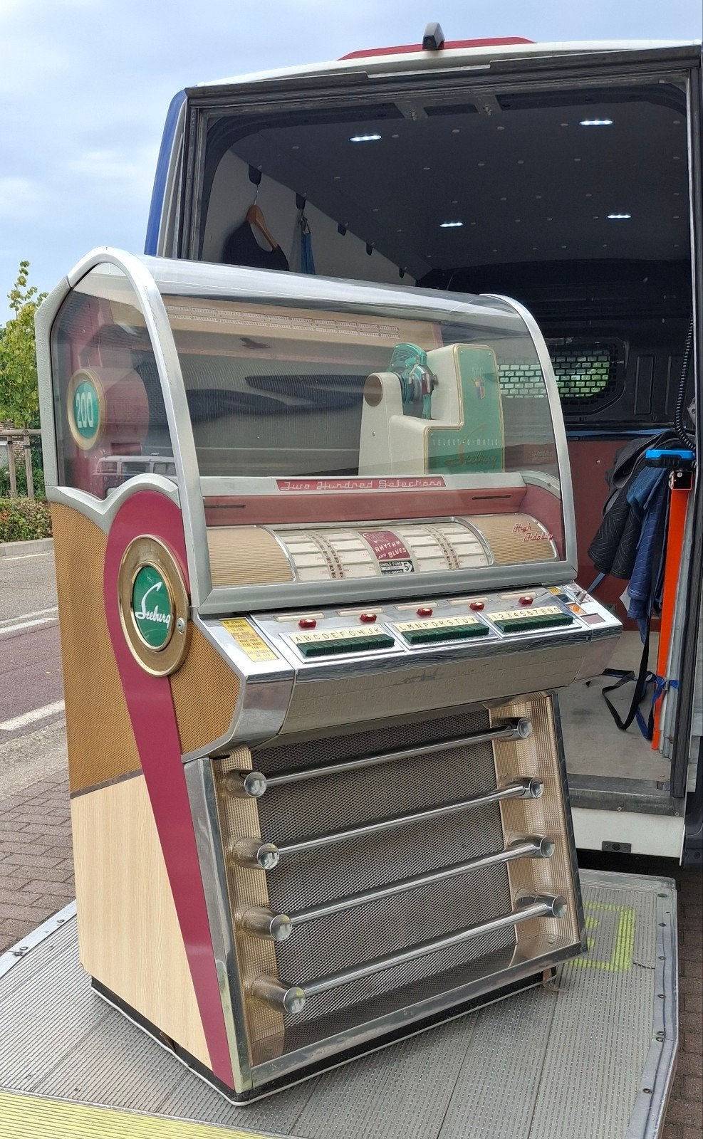 seeburg v200, Verzamelen, Automaten | Jukeboxen, Ophalen of Verzenden, Seeburg