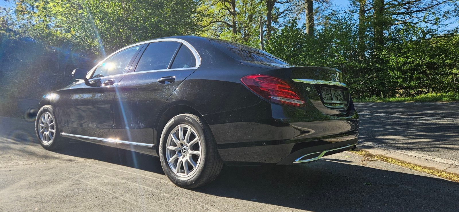 Mercedes C180, Autos, Achat, Boîte manuelle, Entretenue par le concessionnaire, Noir