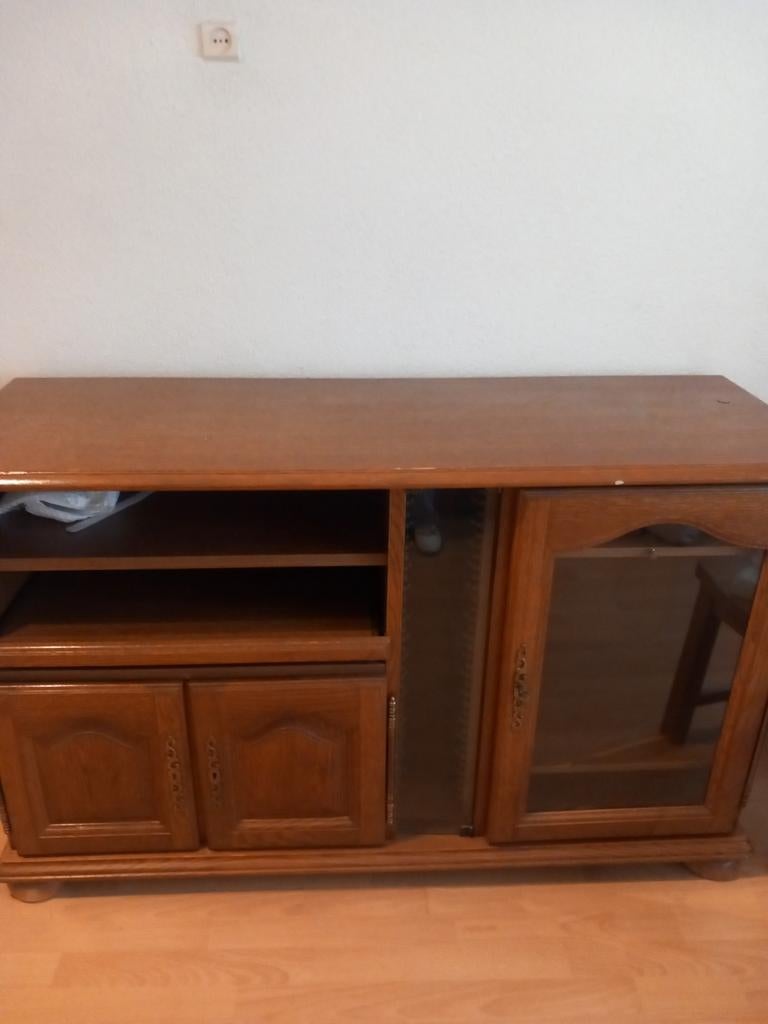 Eiken vintage tv meubel Gratis, Ophalen