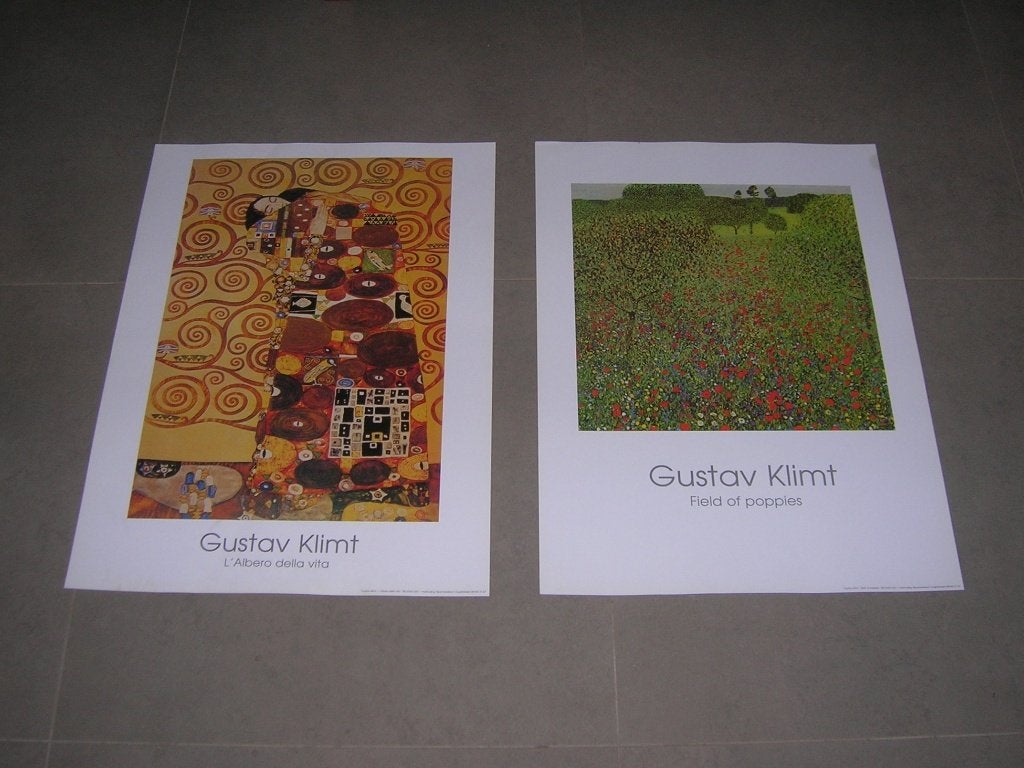 Posters: Gustav Klimt, Verzamelen, Posters, Ophalen, Overige onderwerpen