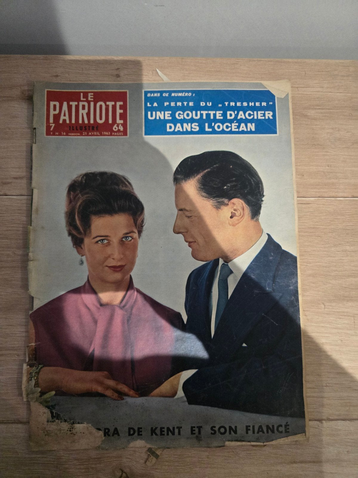 Le Patriote Illustré n16 – 21 avril 1963 – Magazine ancien, Enlèvement ou Envoi