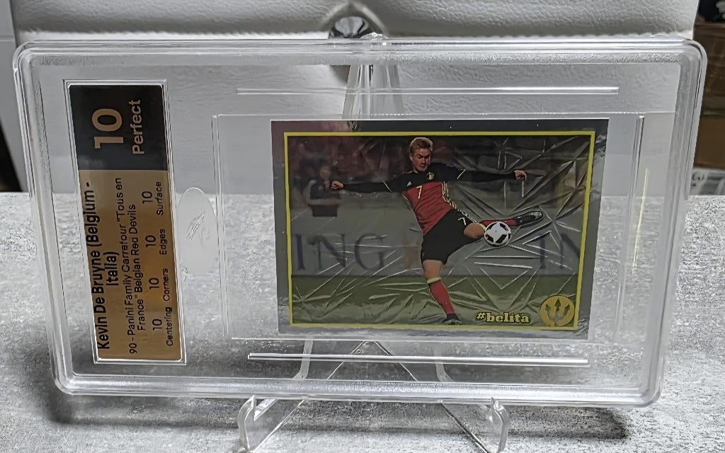 Panini+Euro 2016+MTG 10+KDB+Kevin de Bruyne, Ophalen of Verzenden, Nieuw, Sticker