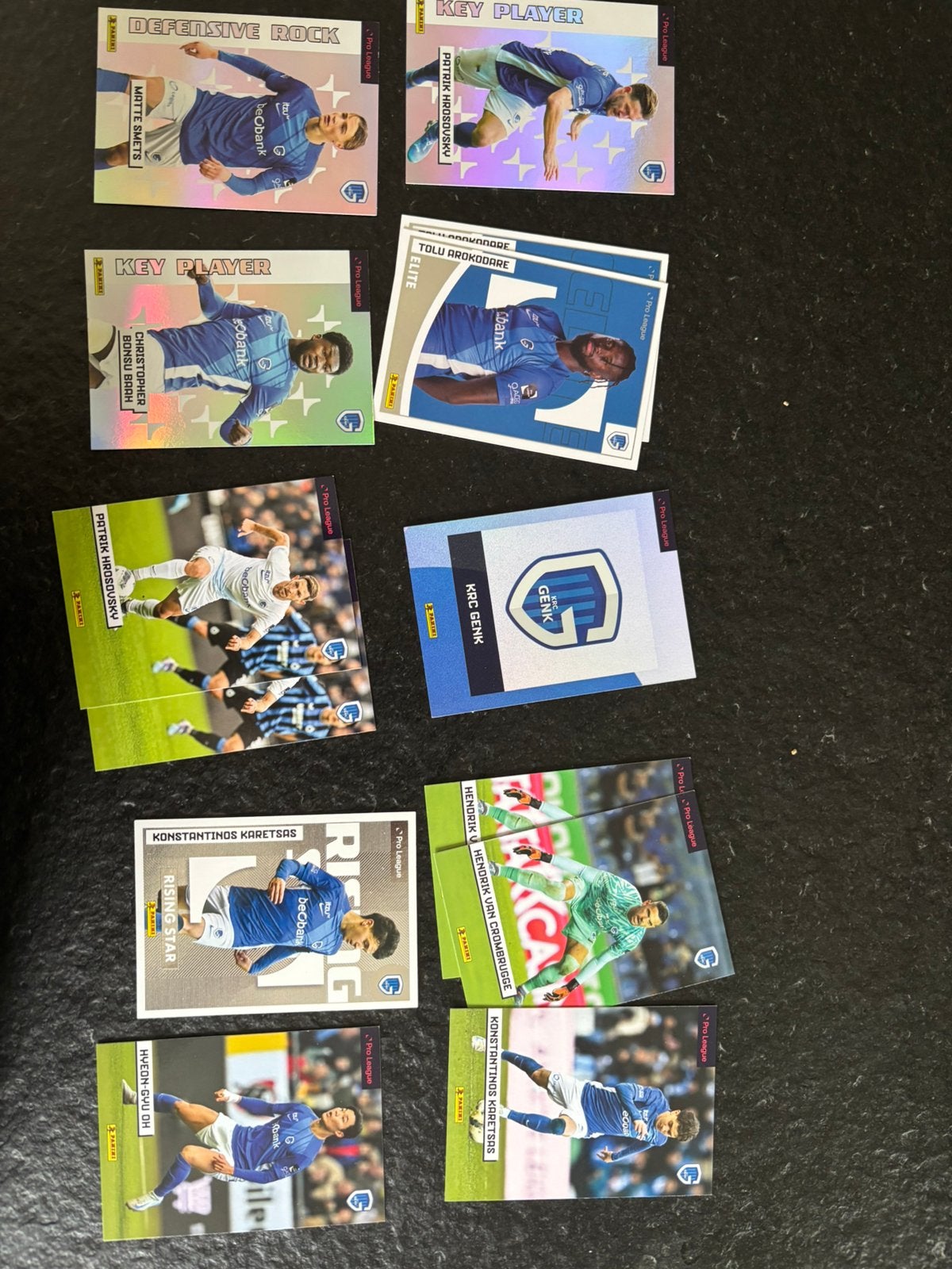 Panini voetbalkaarten jupiler pro league 2024/25 KRC Genk, Verzamelen, Ophalen, Nieuw, Spelerskaart