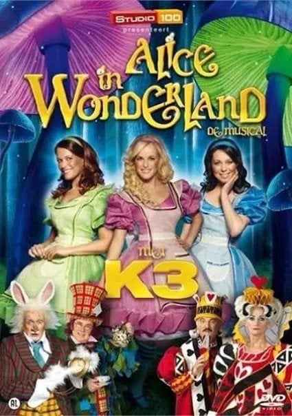 k3 alice in wonderland, Cd's en Dvd's, Ophalen of Verzenden, Gebruikt