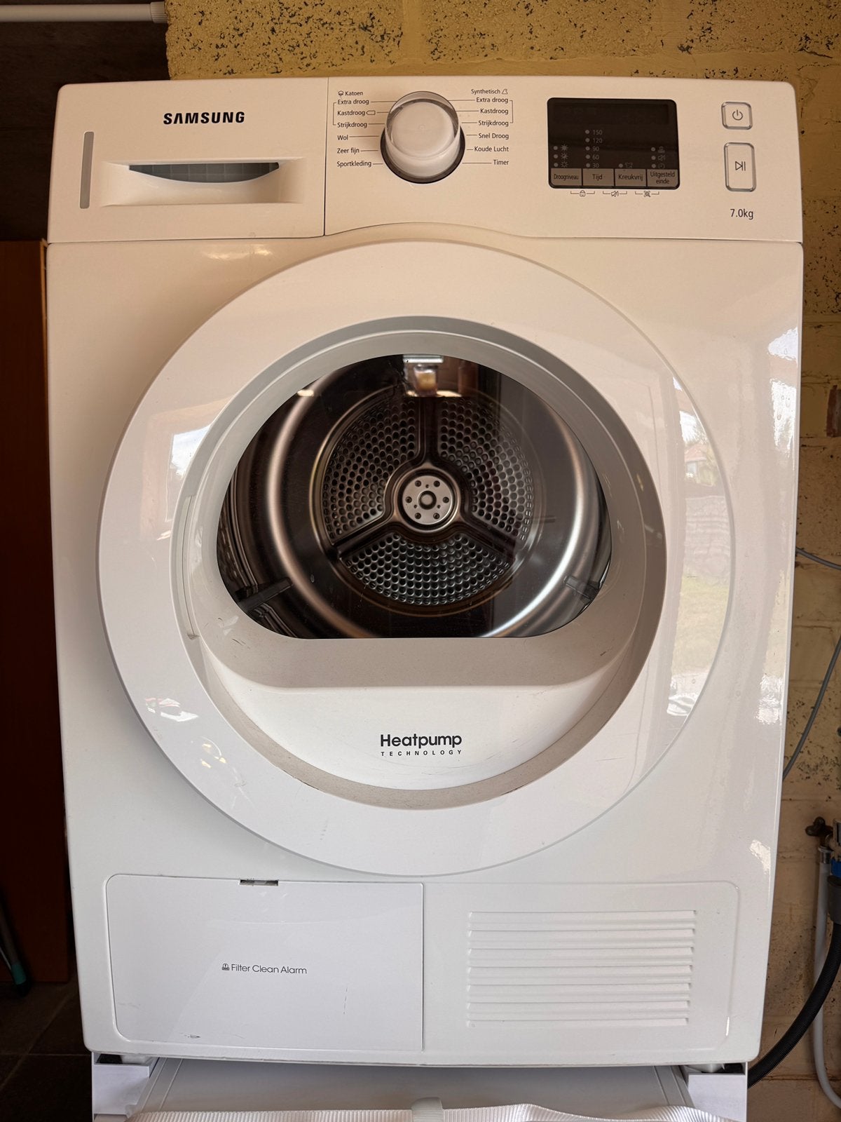 Samsung warmtepompdroger (droogkast), Elektronische apparatuur, Droogkasten, Ophalen, 6 tot 8 kg, Gebruikt, Overige typen