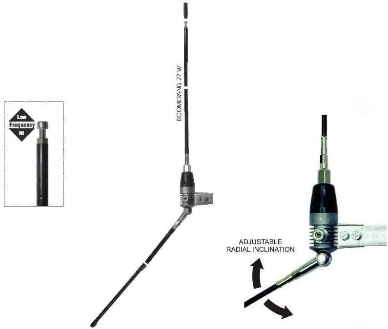 SIRIO BOOMERANG W 1/4 GROUND PLANE CB antenne, Ophalen of Verzenden, Zo goed als nieuw, Antenne