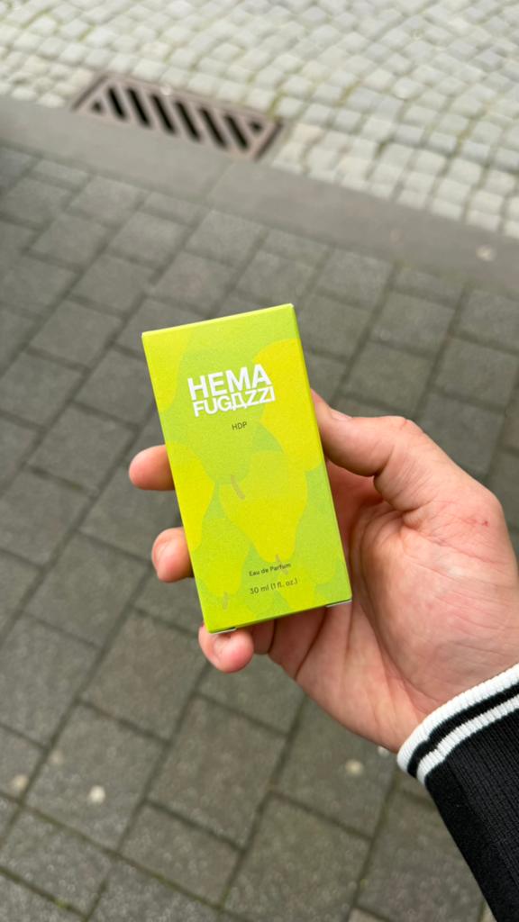 Fugazzi x Hema parfum, Verzamelen, Ophalen of Verzenden, Nieuw, Parfumfles, Gevuld