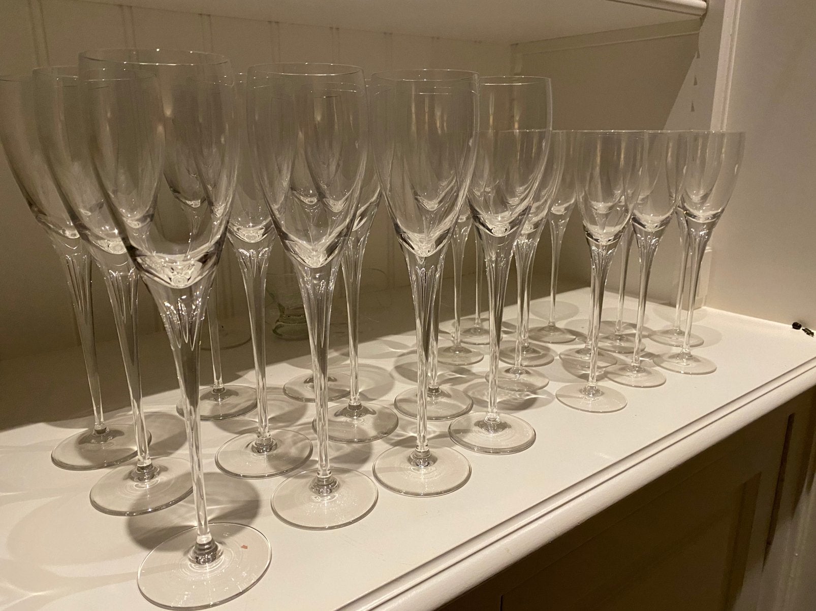 Verres en cristal, Enlèvement, Comme neuf