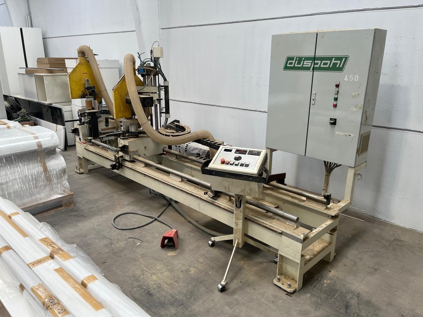 dubbele afkortzaag Düspohl, Doe-het-zelf en Bouw, Gereedschap | Zaagmachines, Ophalen, Afkortzaag