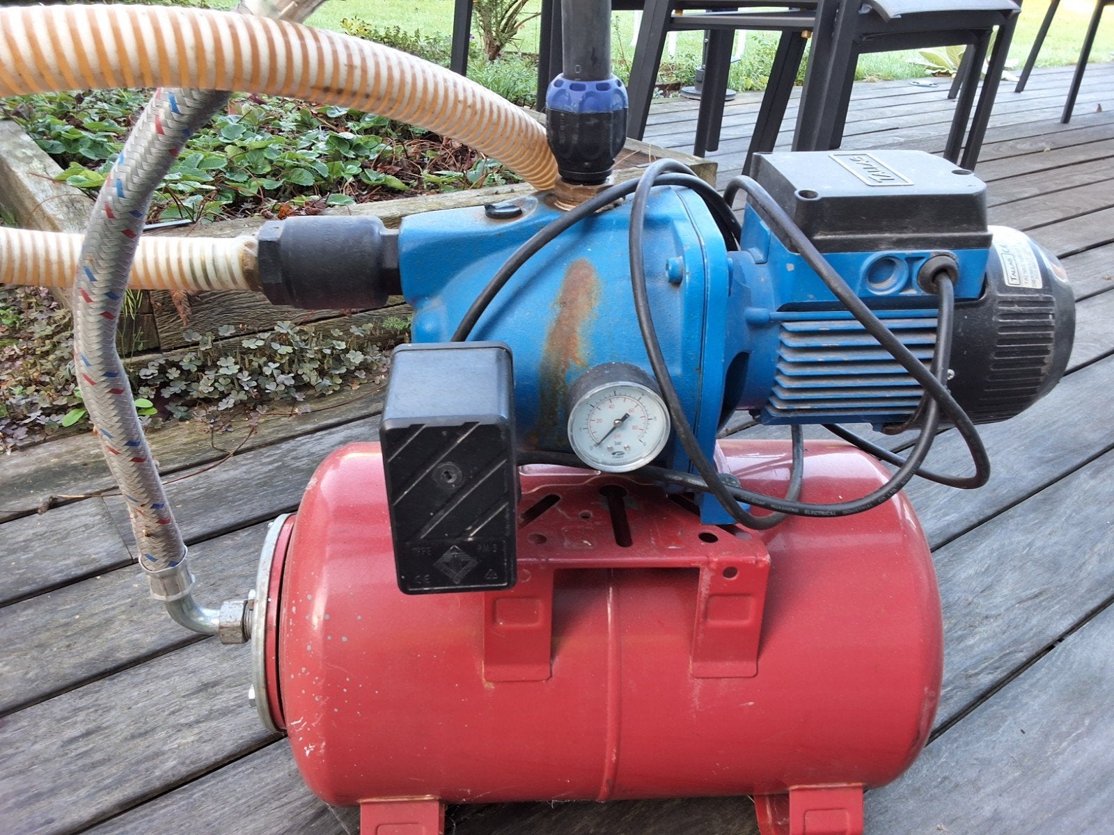 hydrofoorgroep, Jardin & Terrasse, Enlèvement, Utilisé, Électrique, Pompe d'appoint
