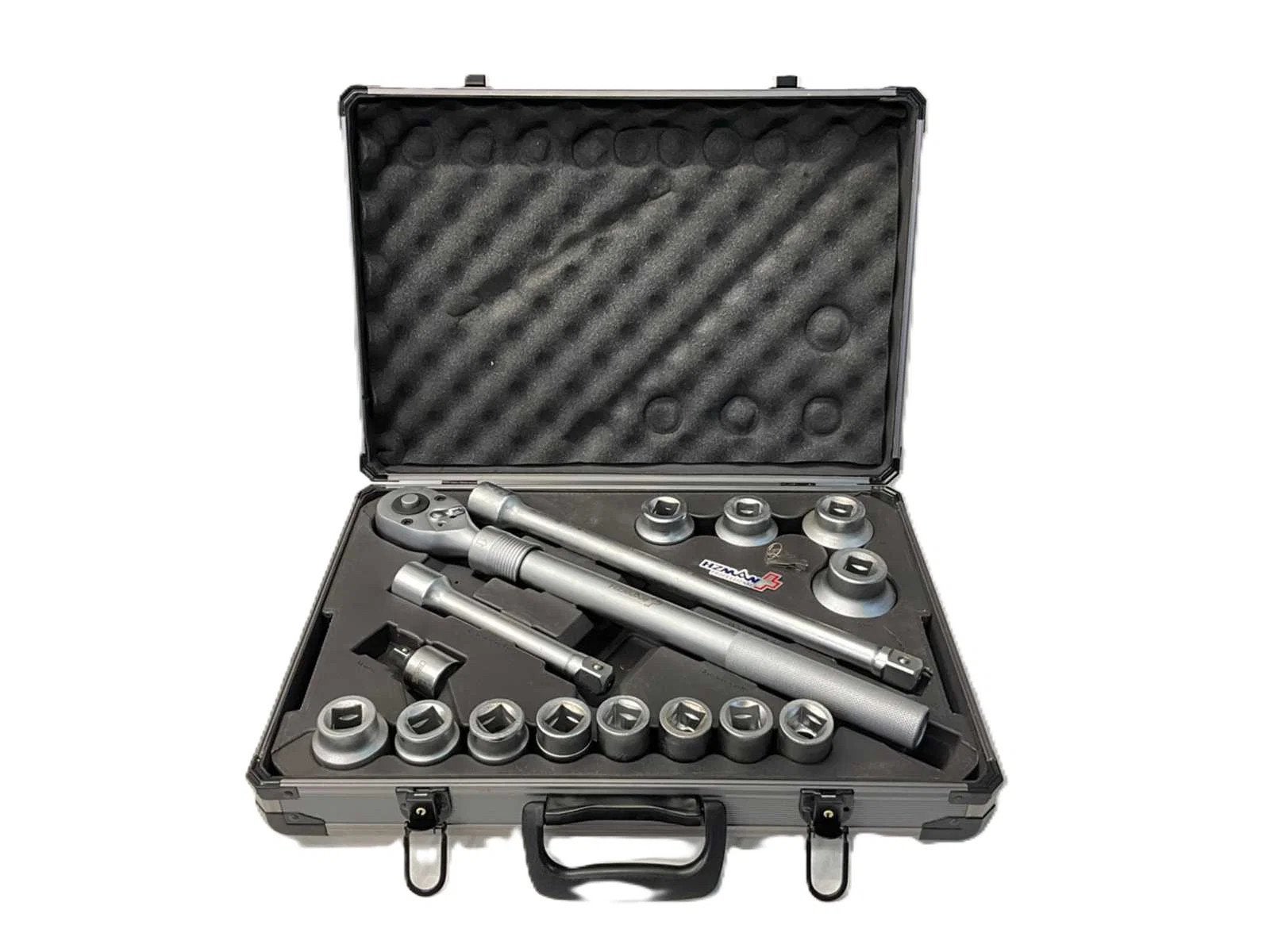 Hzman Dopsleutelset in koffer 16 pcs - telescopische ratel u