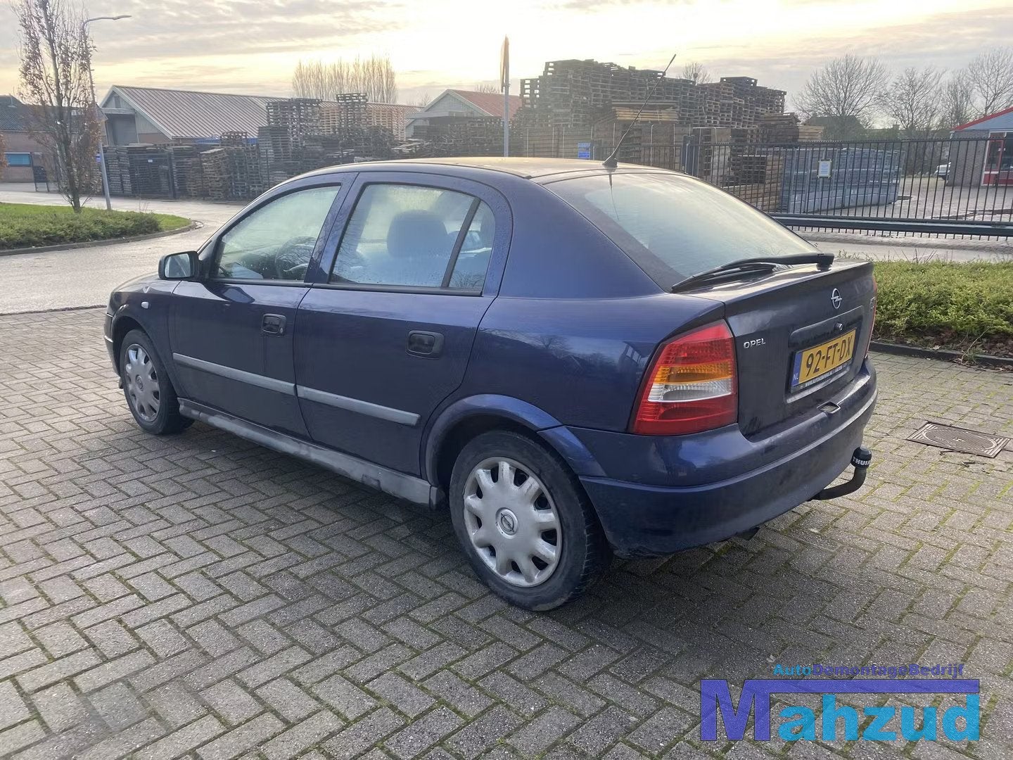 Opel Astra G BLAUW Z282 Achterbumper achterklep achterlicht, Gebruikt, Opel Automobile GmbH, Kontakt@opel-infoservice.de, Achter