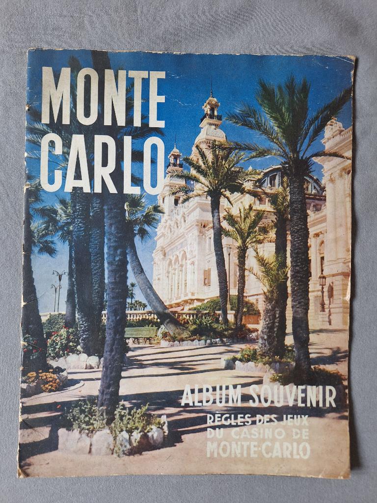 Folder Monte Carlo, Boeken, Catalogussen en Folders, Ophalen, Gelezen, Folder, Touristische dienst ?