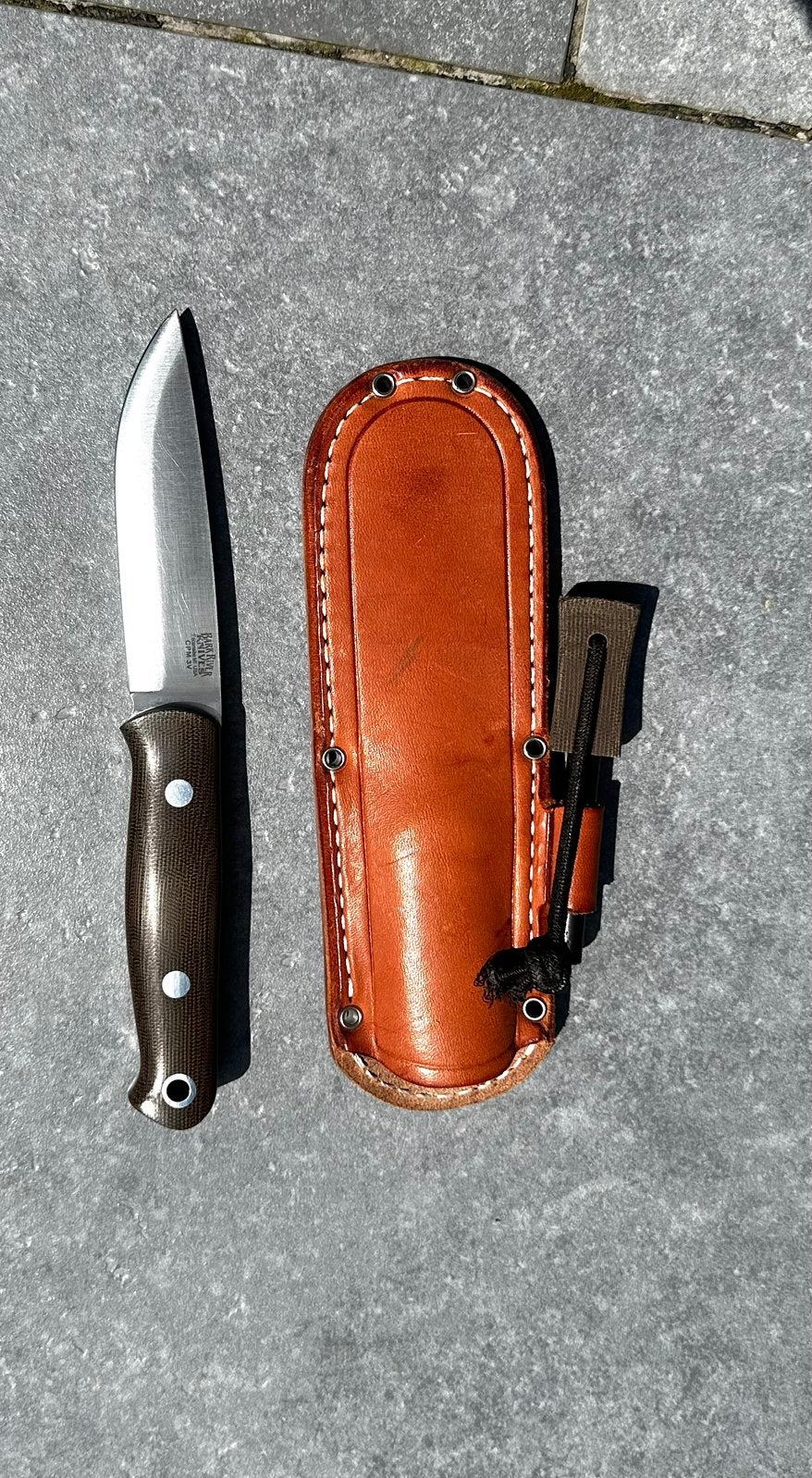 Couteau bark river, Verzamelen, Militaria | Algemeen, Ophalen, Mes of Dolk