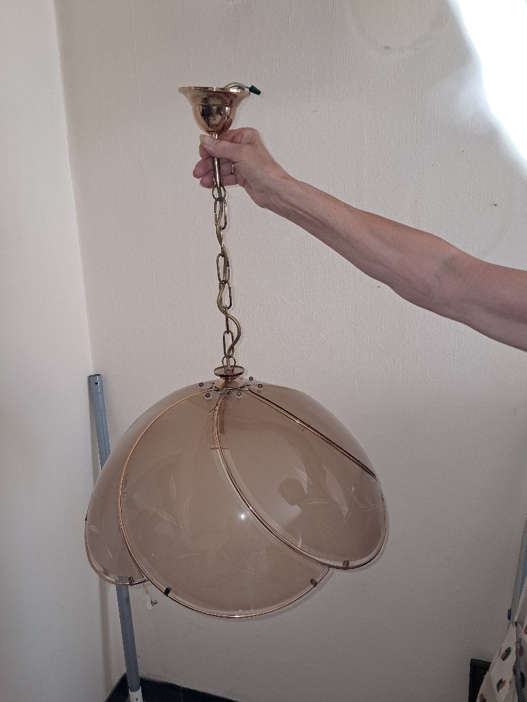 Lampe suspendue Hollywood Regency des années 1970, Enlèvement ou Envoi, Autres types