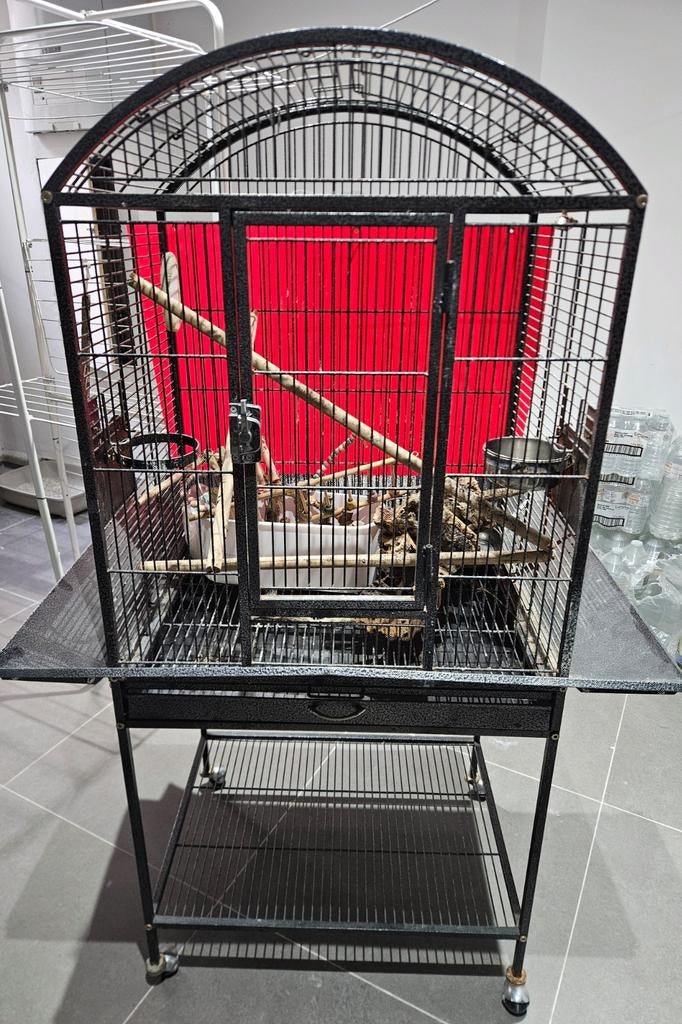 Vogelkooi, Animaux & Accessoires, Oiseaux | Cages & Volières, Comme neuf, Cage à oiseaux, Métal, Enlèvement ou Envoi