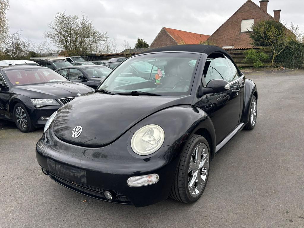 VW BEETEL DIESEL 1.9 EU4, 4 zetels, 4 cilinders, Cabriolet, Zwart