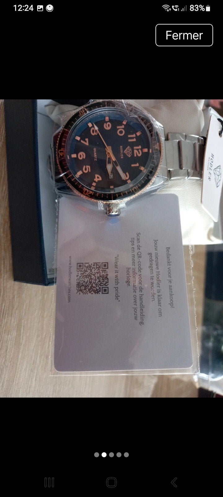 A vendre montre de collection., Autres marques, Acier, Enlèvement, Acier