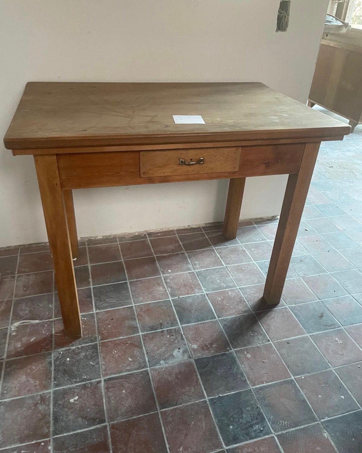 Antieke tafel, Ophalen