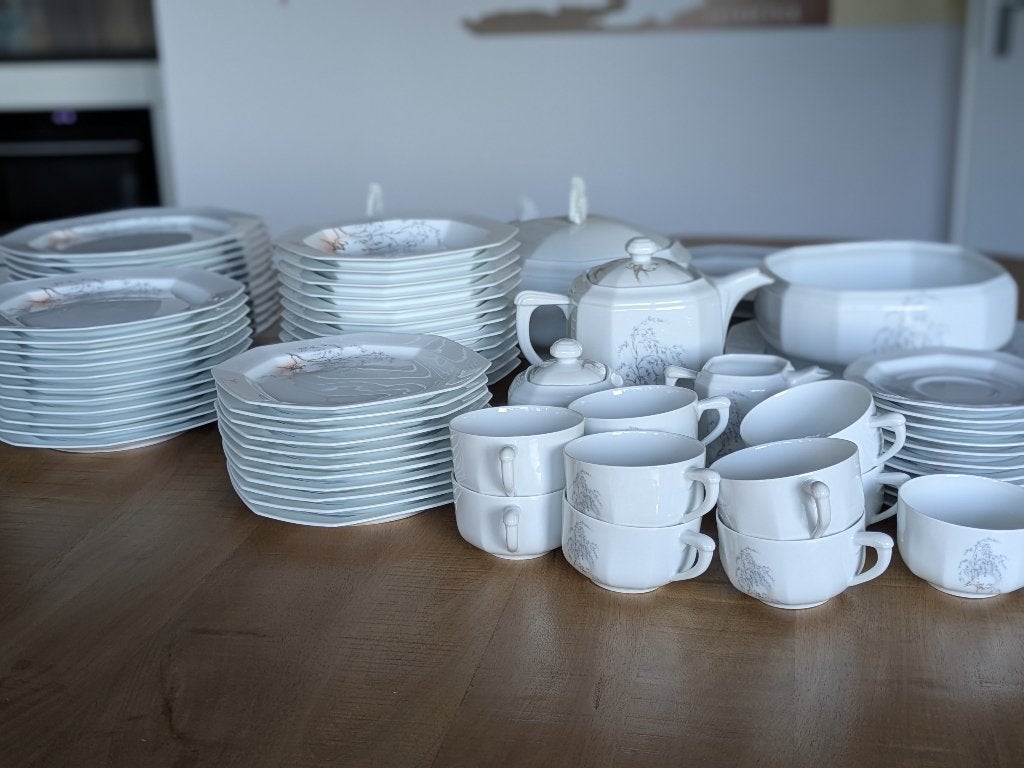 Porseleinen tafelservies  Limoges jammet seignolles, Antiquités & Art, Antiquités | Services (vaisselle) complet, Enlèvement