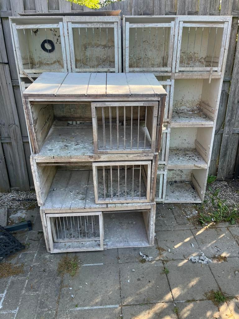 Les cages pour pigeon., Animaux & Accessoires, Oiseaux | Cages & Volières, Enlèvement, Comme neuf
