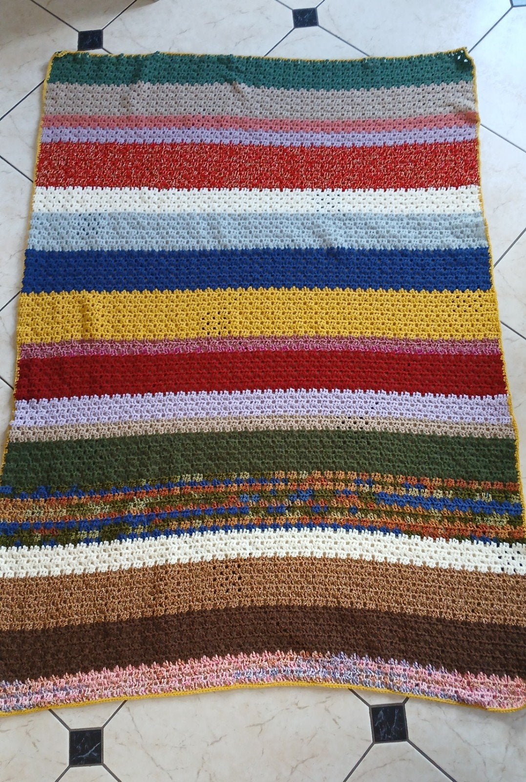 vintage woondeken, Huis en Inrichting, Ophalen, Woondeken, Handgemaakt