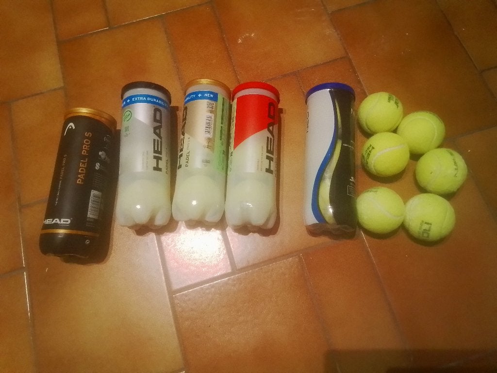 Lot de 20 balles  padel pour 10 euros, Enlèvement, Utilisé, Balles de padel