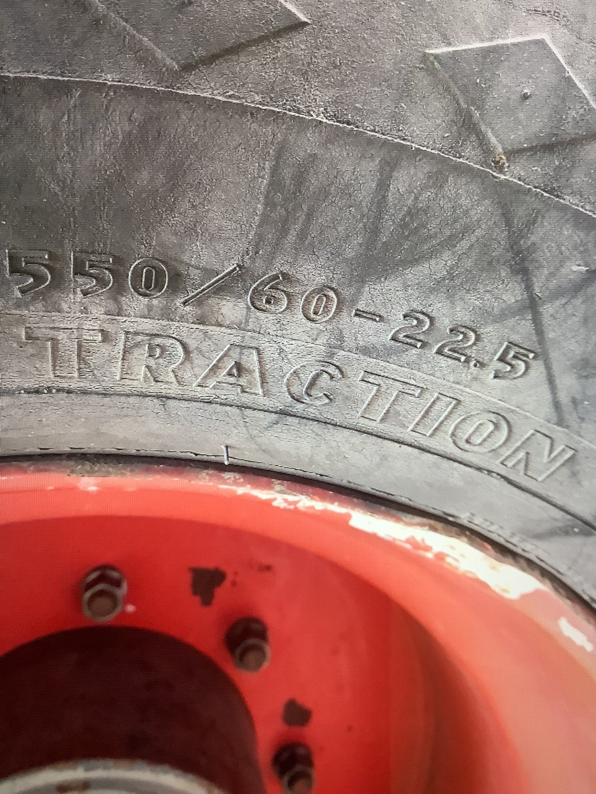 Ensemble de roues de tracteur larges, Enlèvement