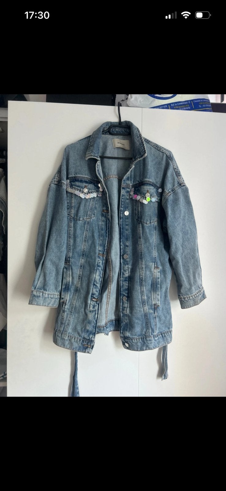Veste stradivarius, Kleding | Dames, Jassen | Zomer, Verzenden, Nieuw, Maat 36 (S), Blauw