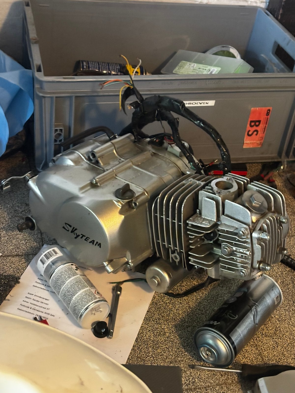 125cc skyteam, Ophalen, Zo goed als nieuw