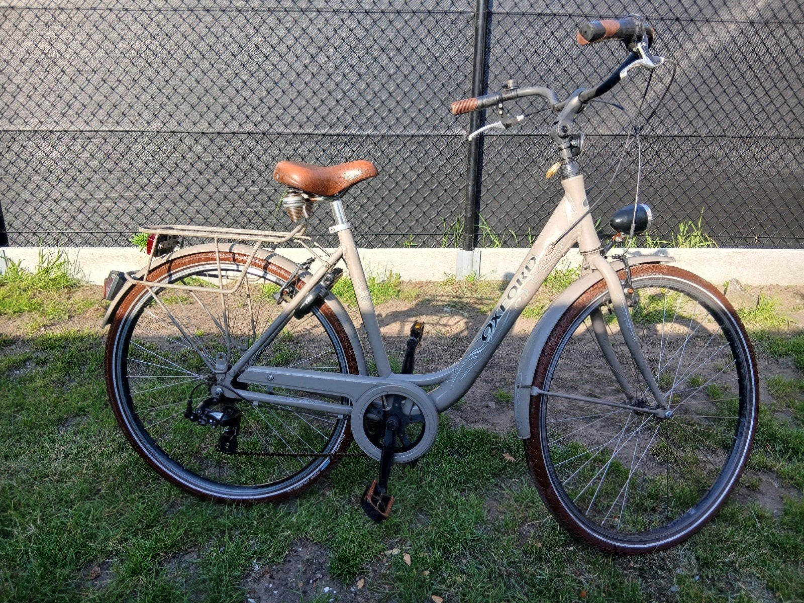 Oxford damesfiets  28 inch, Ophalen, Velgrem, 47 tot 50 cm, Versnellingen
