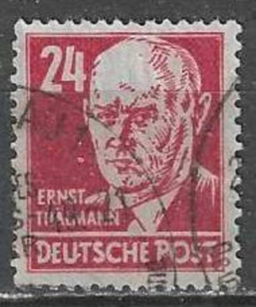 Allemagne édition d'août 1948 - Yvert 40 - Ernst Talman (ST), Envoi, Affranchi