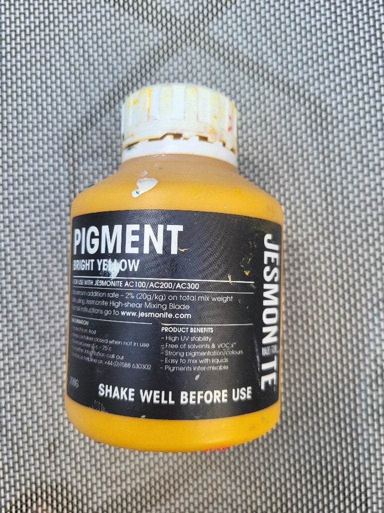 Jesmonite pigment bright yellow, Ophalen, Gebruikt