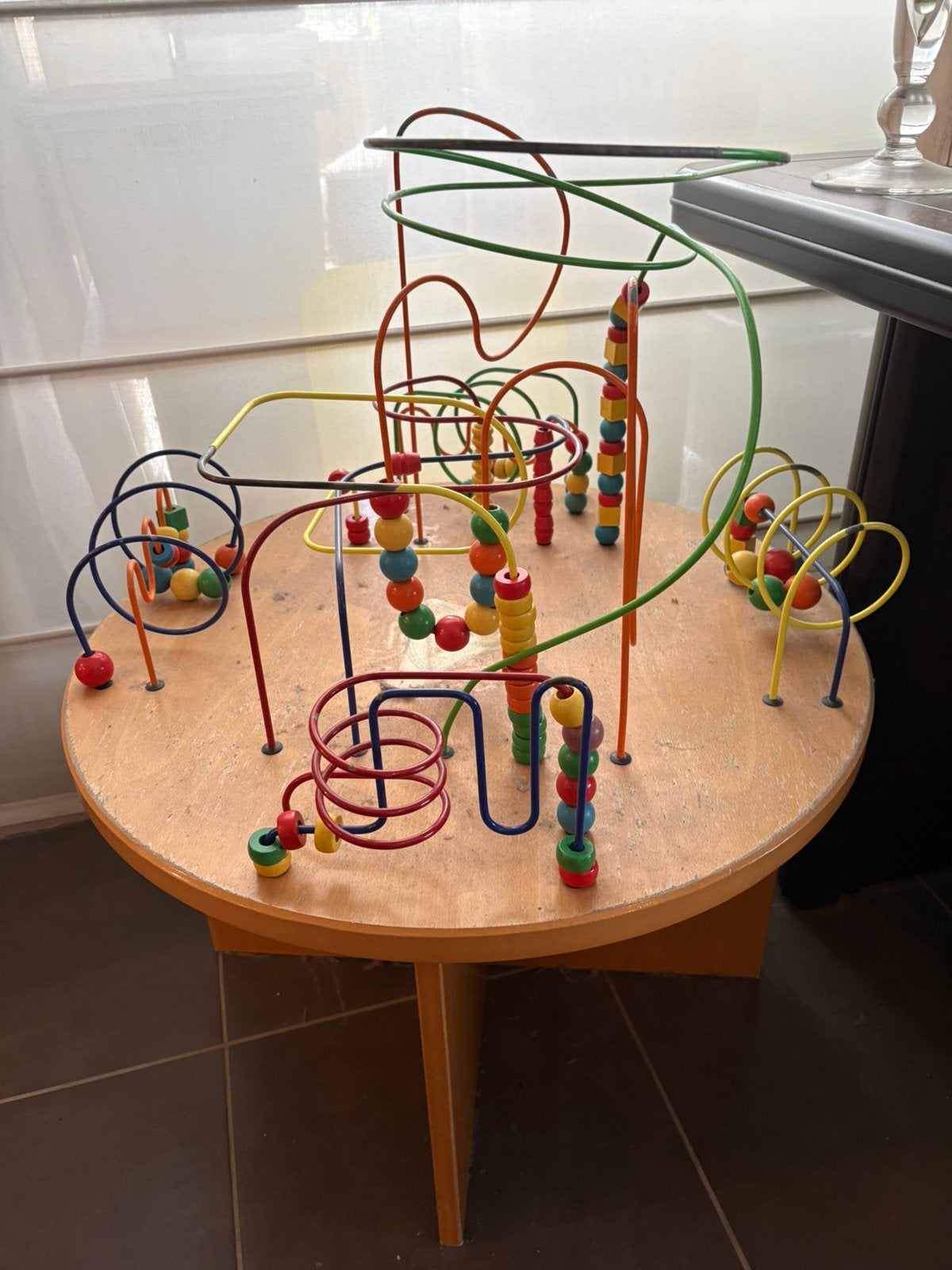 Kralen speeltafel, Kinderen en Baby's, Ophalen, Gebruikt