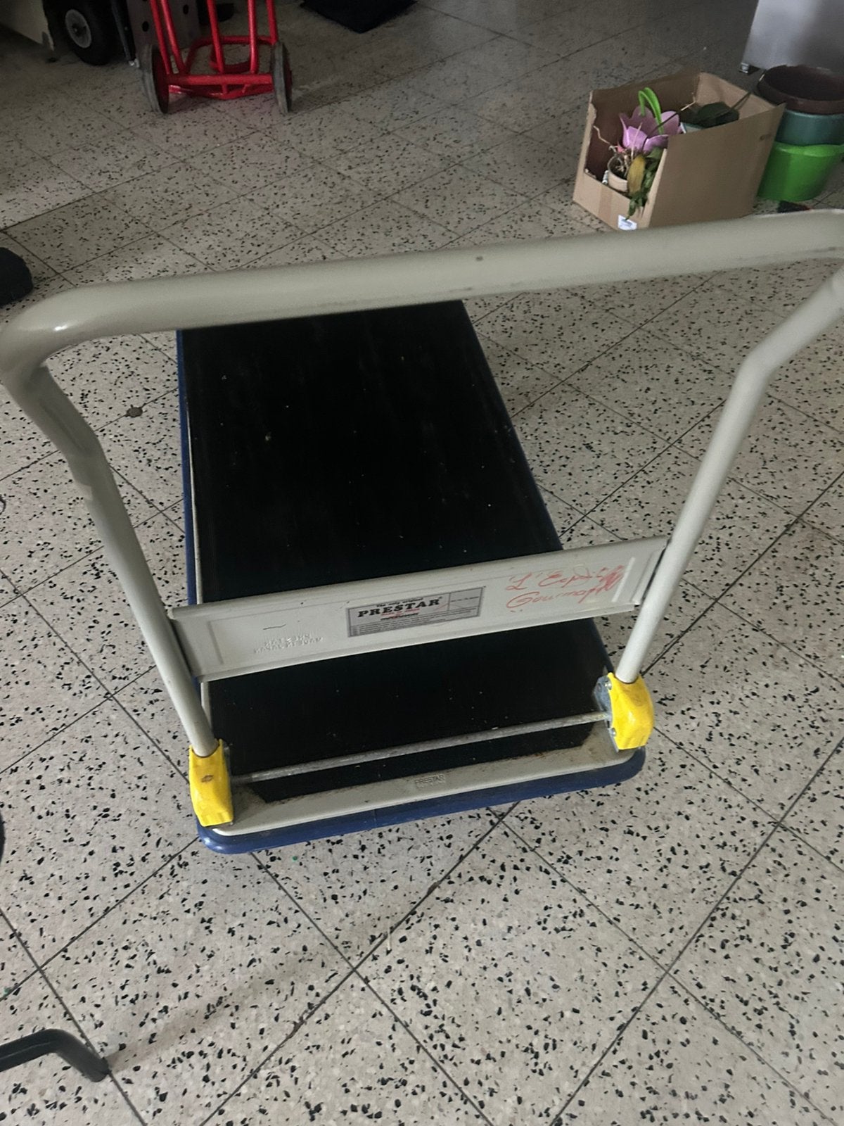 Professionele stalen trolley, Doe-het-zelf en Bouw, Transportwagens, Ophalen, Zo goed als nieuw