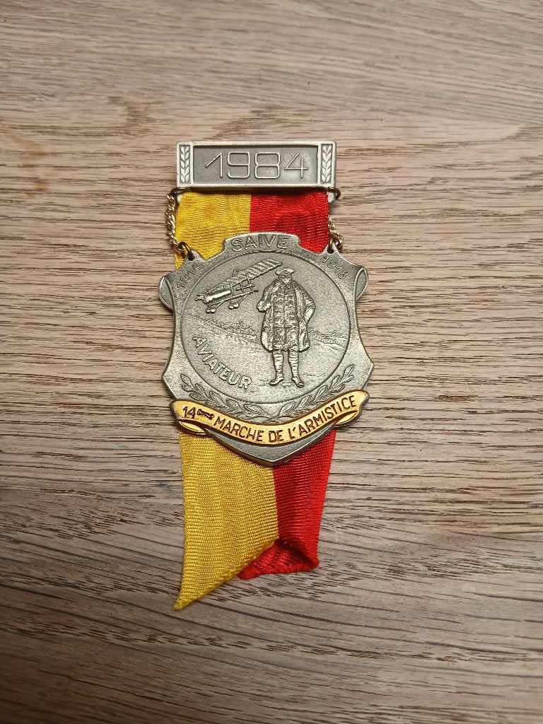 Medaille armistice Aviateur, Envoi, Armée de terre, Ruban, Médaille ou Ailes