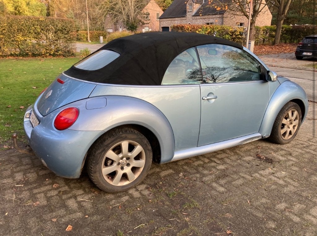 Volkswagen cabrio, Auto's, Stof, Beetle (Kever), Cabriolet, Blauw