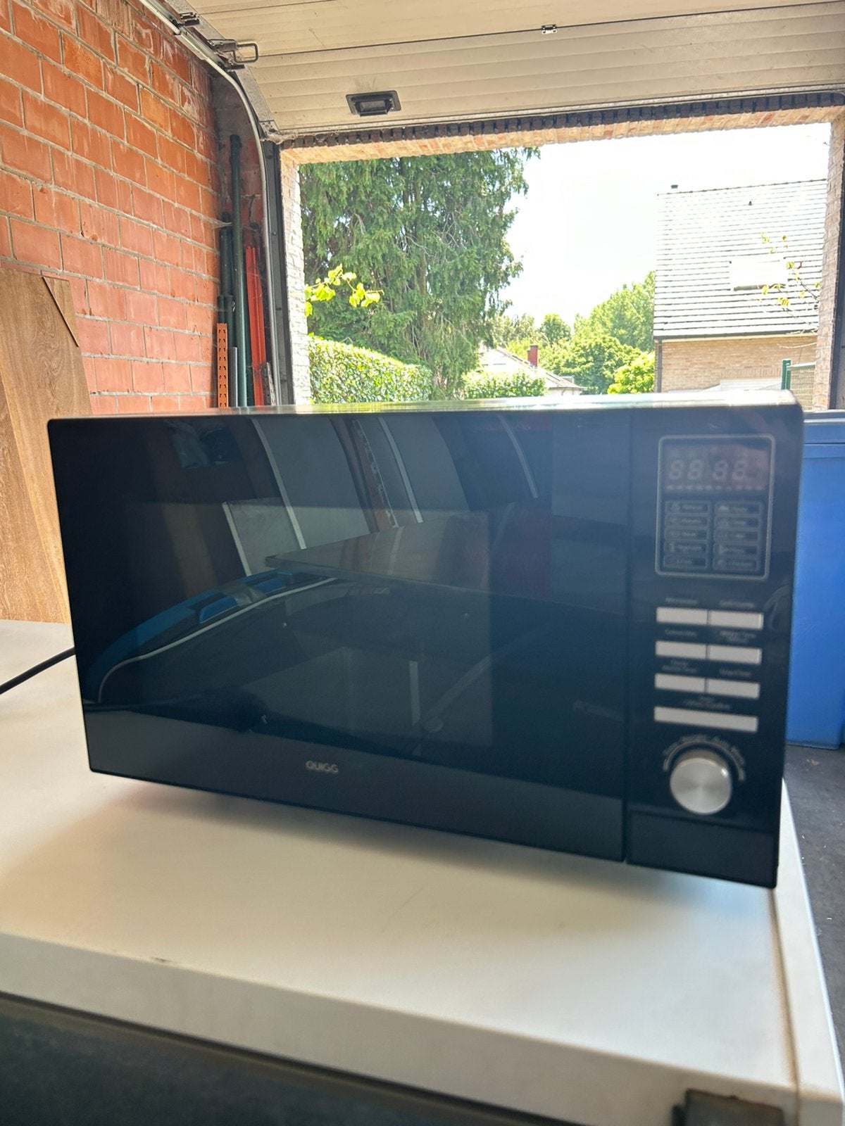 QUIGG microgolfoven, Elektronische apparatuur, Microgolfovens, Ophalen, Zo goed als nieuw, Oven, Microgolfoven