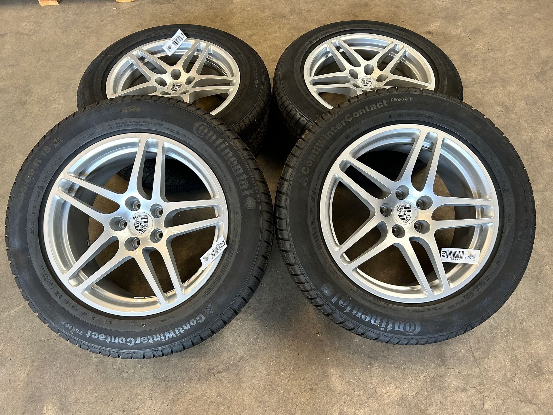 ✅ 18 inch originele velgen + winterbanden Porsche Macan, Auto-onderdelen, 18 inch, Gebruikt, -, -