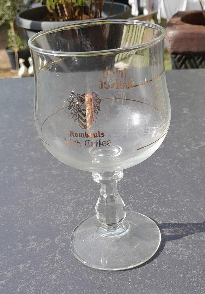 Prachtig Irish koffie glas Rombouts., Enlèvement ou Envoi, Autres types