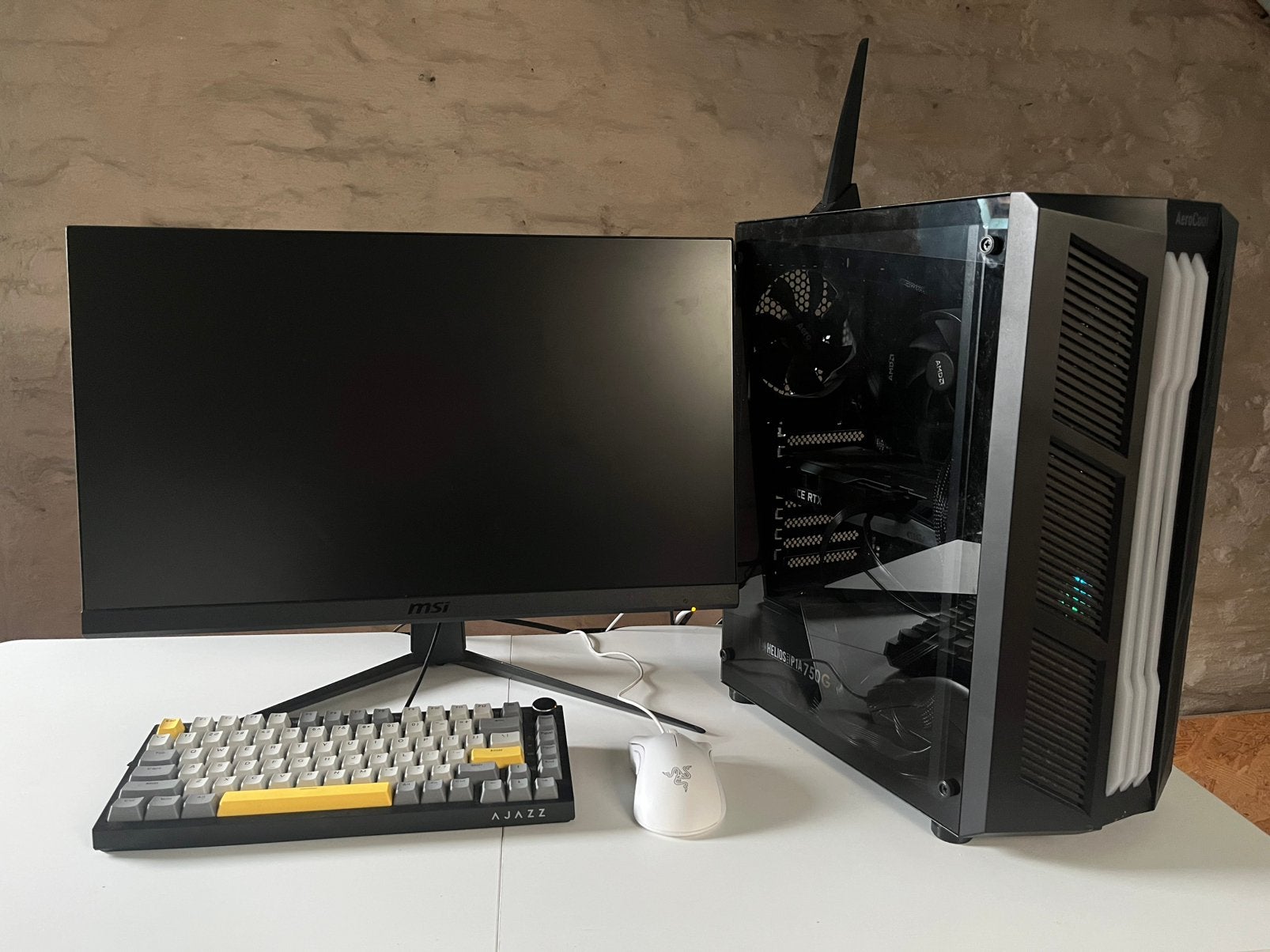 Gaming PC Ryzen 5 5500 | RTX 3060 | 16GB RAM | 1TB SSD, Computers en Software, Ophalen, Gebruikt, Met monitor, Gaming