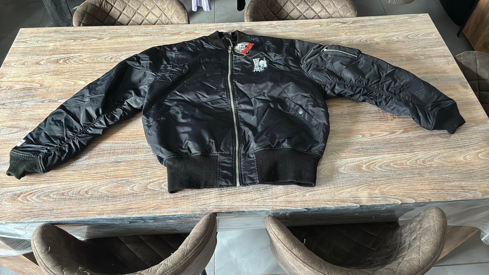 Bomber jacket, Ophalen of Verzenden, Zo goed als nieuw, Maat 56/58 (XL)