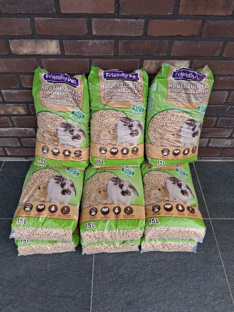 houtkorrels voor kleine knaagdieren, katten , parkieten 15L, Enlèvement, Neuf, Soins