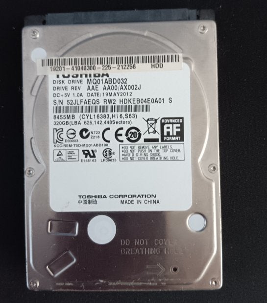 320 gb sata, Computers en Software, Harde schijven, Ophalen, Gebruikt, 320gb, SATA