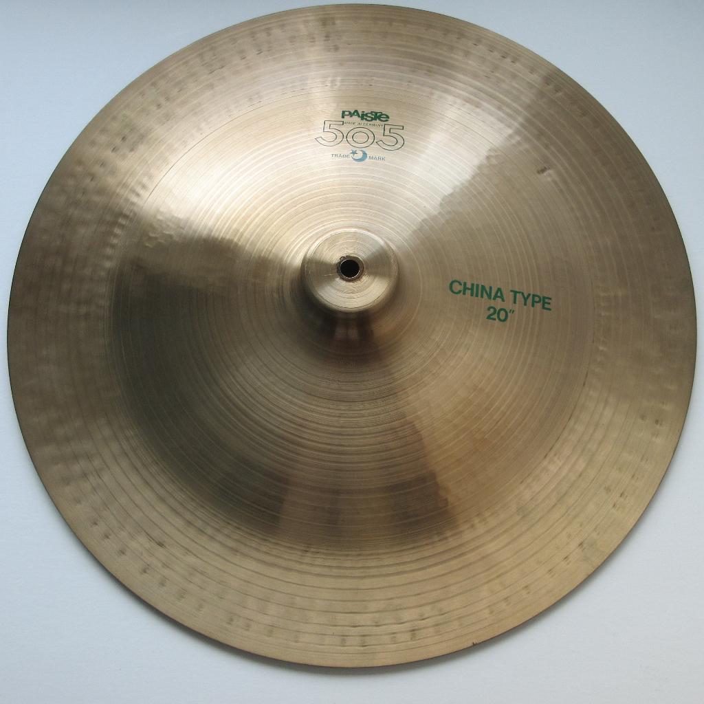 Paiste 505 china 20", Muziek en Instrumenten, Drumstellen en Slagwerk, Ophalen, Gebruikt, Overige merken